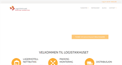 Desktop Screenshot of logistikkhuset.no