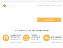 Tablet Screenshot of logistikkhuset.no